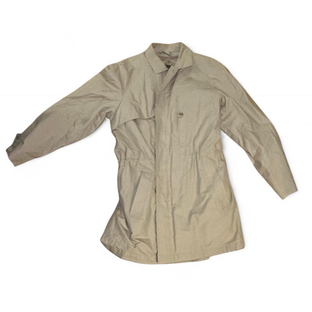 Zip up Burberry trench coat large - Picture 3 of 8